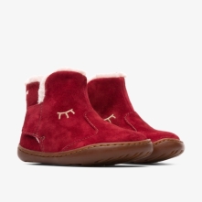 Camper Peu Ankle Boots Red - Kids Singapore YIXALX-960